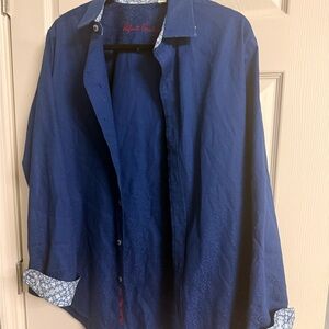 Robert Graham Blue Men's Shirt